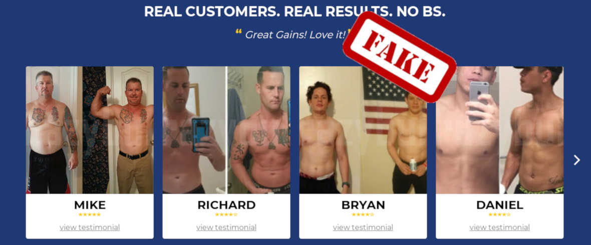 faux résultats de stéroïdes légaux