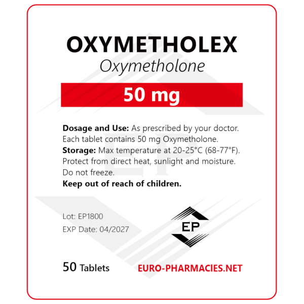 Oxymetholex (Anadrol) - 50mg/scheda -50 compresse/sacchetto - Euro Farmacie