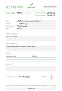 PRIME Labtest Clomid