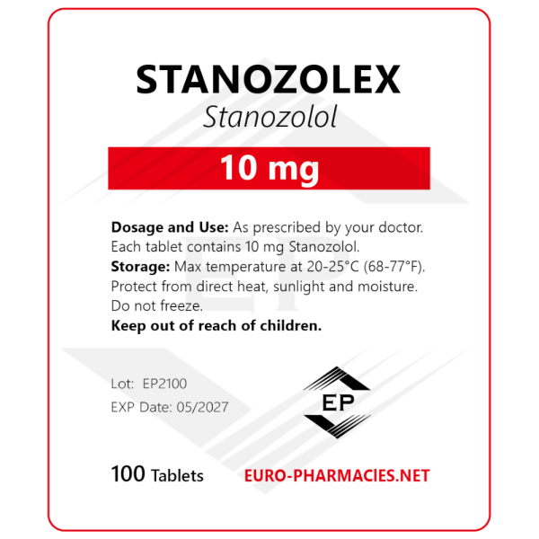 Stanozolex 10 (Winstrol) - 10mg/tab -100 tab/bag - Euro Pharmacies