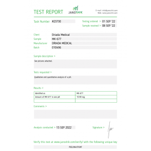 MK677 Labortest Driada
