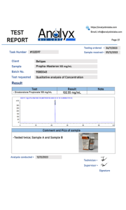 Masteron p 100 Labortest beligas