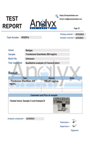 Etho-Trenbolon-Beligas-Labortest