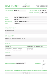 Ultima Mass Stack 500 Mix Labortest