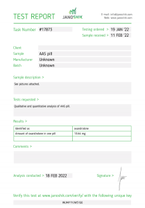 Ultima Oxa 10 Labortest